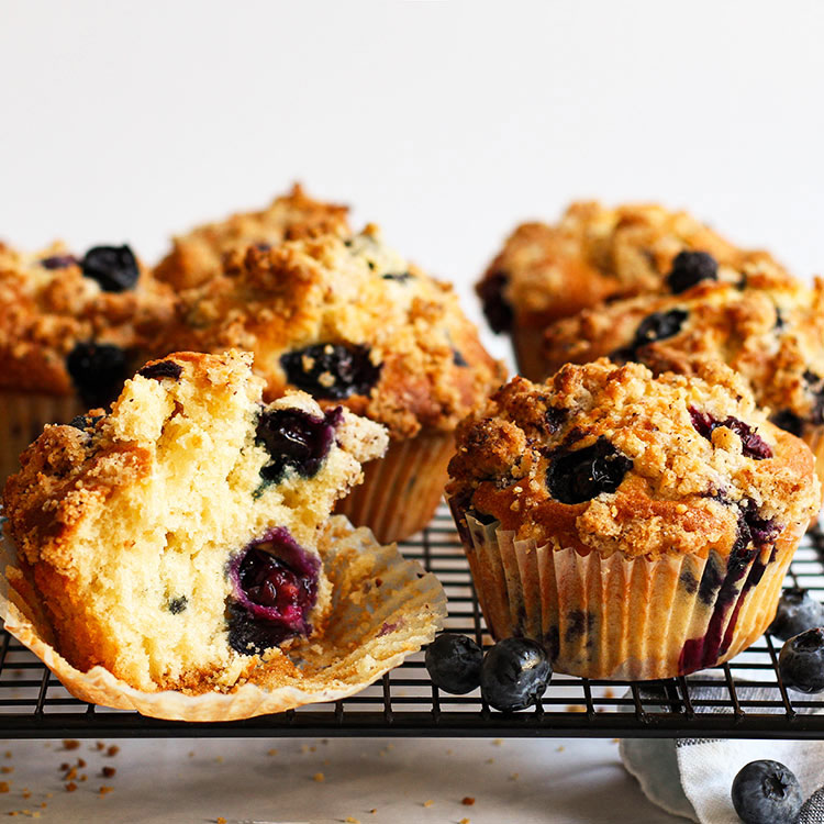 Rezept Blueberry Muffins